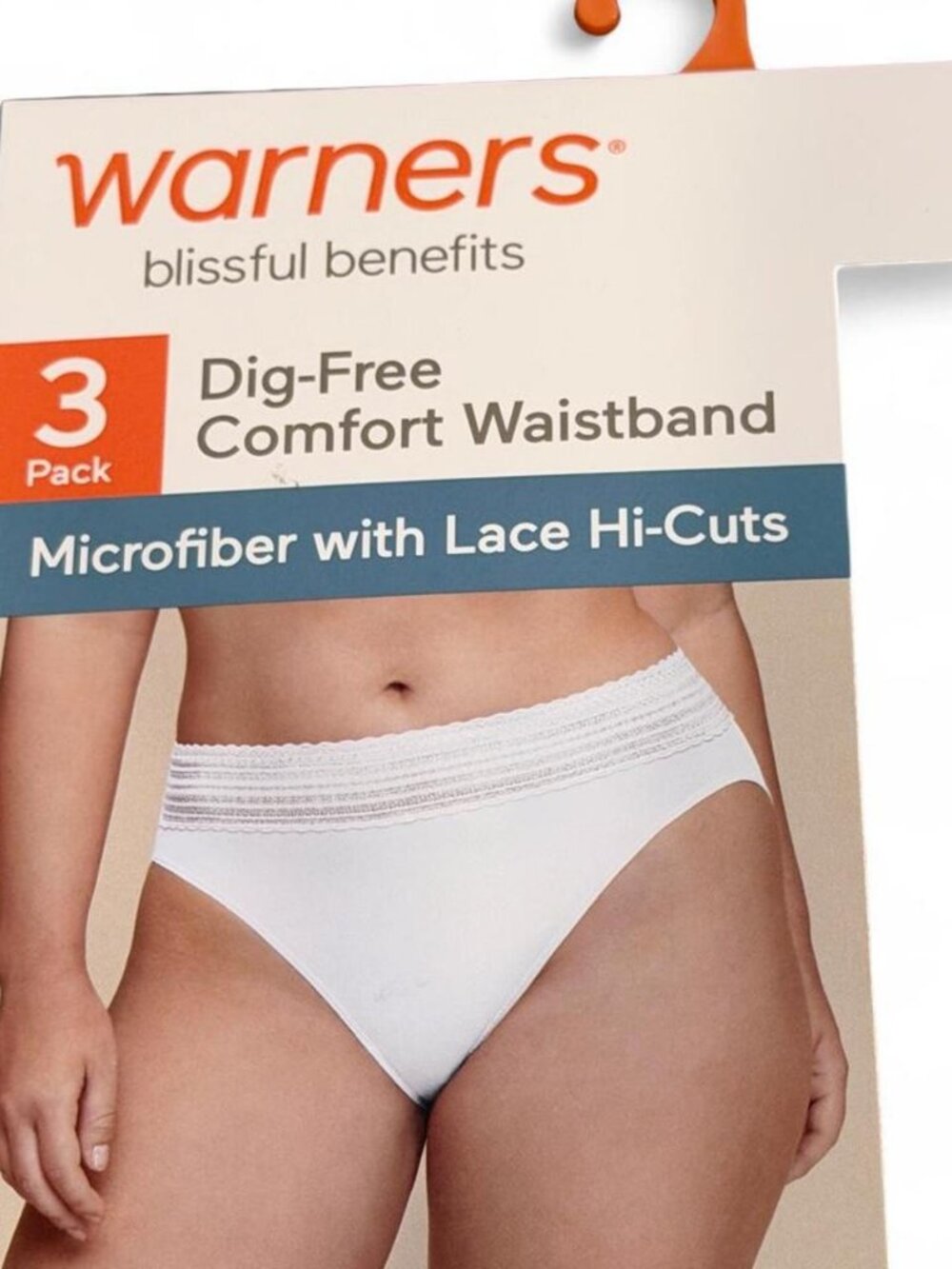Warner's Blissful Benefits Lace Hi-Cuts 3XL
